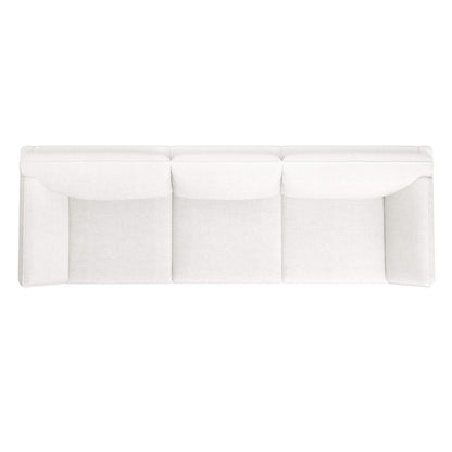 Miller 4-Seat Modern Sofa with Flared Arms