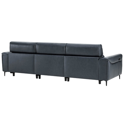 Murphy Premium Dual-Motor Genuine Leather Zero-Wall Power Reclining Sofa