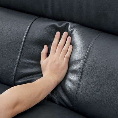 Murphy Premium Dual-Motor Genuine Leather Zero-Wall Power Reclining Sofa