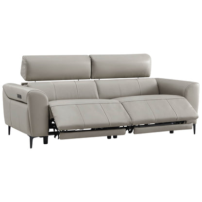 Murphy Premium Dual-Motor Genuine Leather Zero-Wall Power Reclining Sofa
