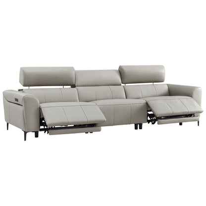 Murphy Premium Dual-Motor Genuine Leather Zero-Wall Power Reclining Sofa