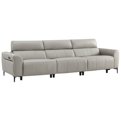 Murphy Premium Dual-Motor Genuine Leather Zero-Wall Power Reclining Sofa