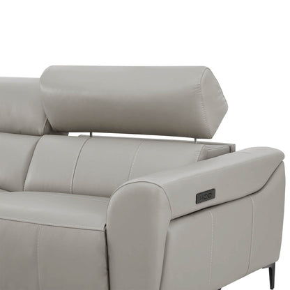 Murphy Premium Dual-Motor Genuine Leather Zero-Wall Power Reclining Sofa