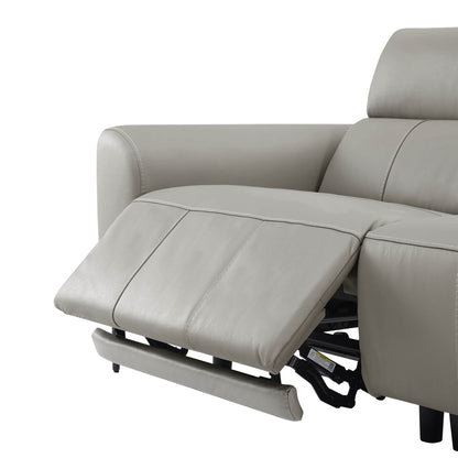 Murphy Premium Dual-Motor Genuine Leather Zero-Wall Power Reclining Sofa