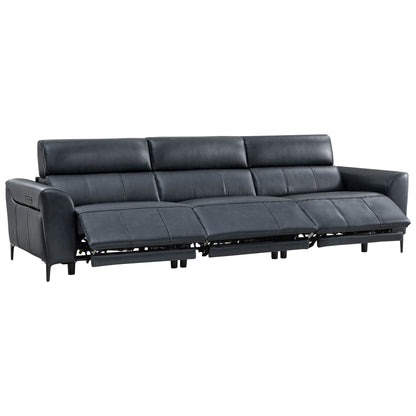 Murphy Premium Dual-Motor Genuine Leather Zero-Wall Power Reclining Sofa