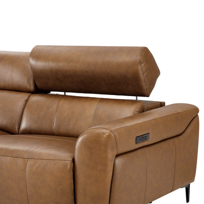 Murphy Premium Dual-Motor Genuine Leather Zero-Wall Power Reclining Sofa