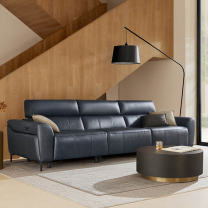 Murphy Premium Dual-Motor Genuine Leather Zero-Wall Power Reclining Sofa