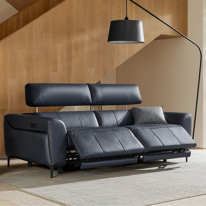 Murphy Premium Dual-Motor Genuine Leather Zero-Wall Power Reclining Sofa