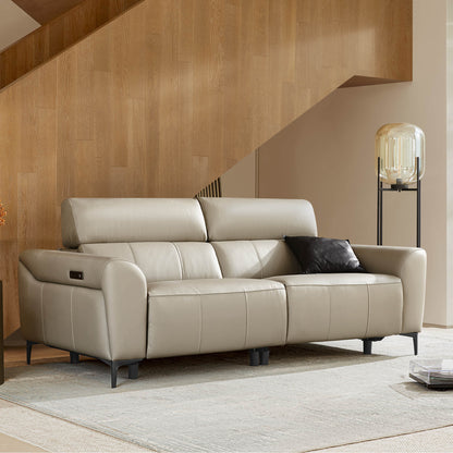 Murphy Premium Dual-Motor Genuine Leather Zero-Wall Power Reclining Sofa