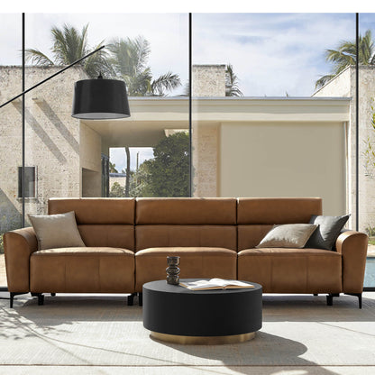 Murphy Premium Dual-Motor Genuine Leather Zero-Wall Power Reclining Sofa