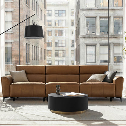 Murphy Premium Dual-Motor Genuine Leather Zero-Wall Power Reclining Sofa