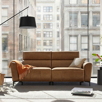 Murphy Premium Dual-Motor Genuine Leather Zero-Wall Power Reclining Sofa