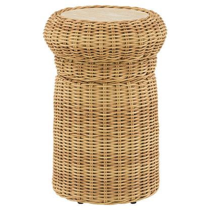 Naomi Wicker Woven Outdoor & Indoor Side Table