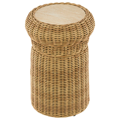Naomi Wicker Woven Outdoor & Indoor Side Table