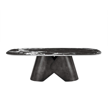 Natalie Black Ceramic Stylish Coffee Table