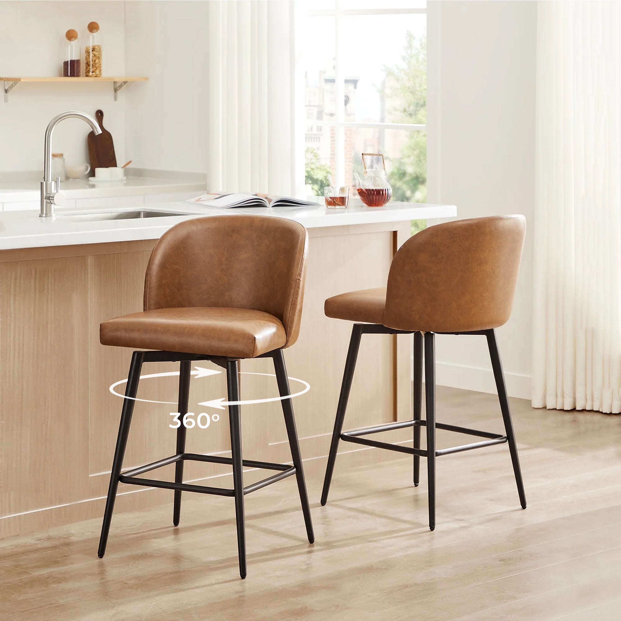 Nova Swivel Bar & Counter Stool