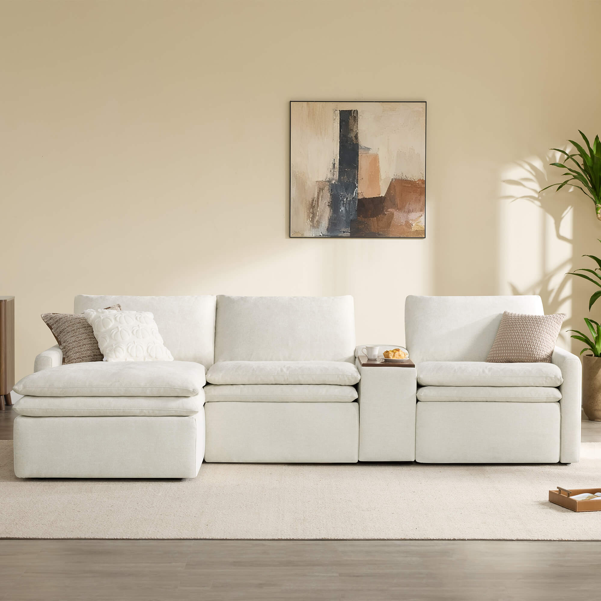 Ohana 3-Seat Zero-gravity Comfortable Modular Sofa