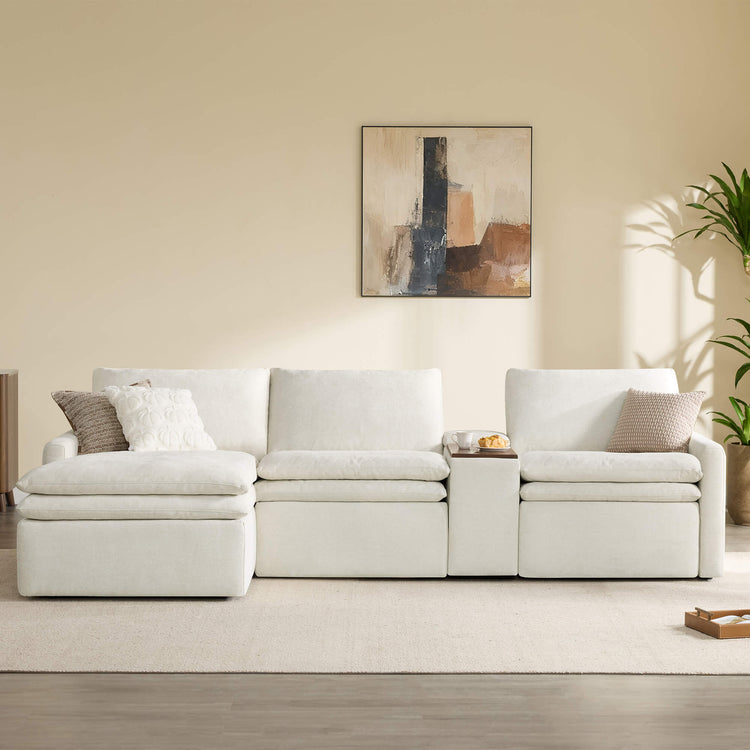 Ohana 4-Seat Zero-gravity Comfortable Modular Sofa