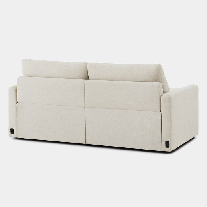 Back view of Ohana 2-Seat Motion Modular Sofa in light fabric - CHITA Living