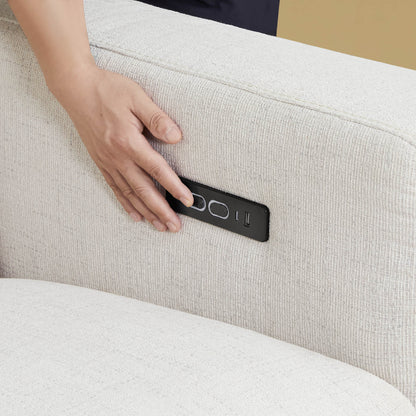 Oliver 3-Seat Wall-hugger Reclining Sectional Sofa with Power Headrest
