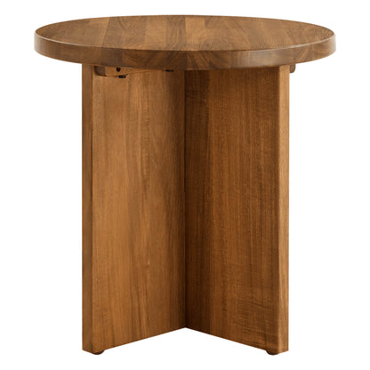 Raymond Modern Outdoor Acacia Wood Side Table