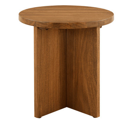 Raymond Modern Outdoor Acacia Wood Side Table