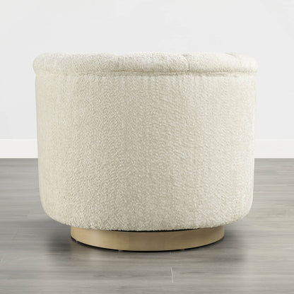 Retta Channel Barrel Swivel  Accent Chair