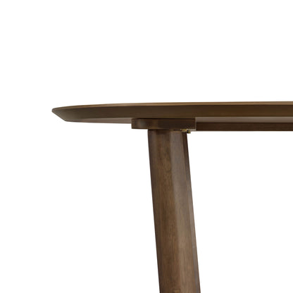 Rory Round Wood Cross-Base Dining Table