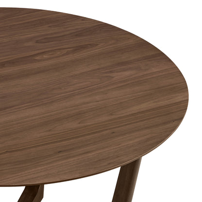 Rory Round Wood Cross-Base Dining Table