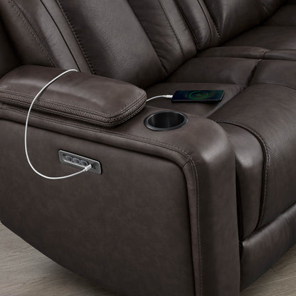 Sable Super Zero-Gravity Power Reclining Sofa