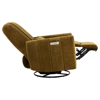 Shell Power Swivel Nursery Glider Recliner