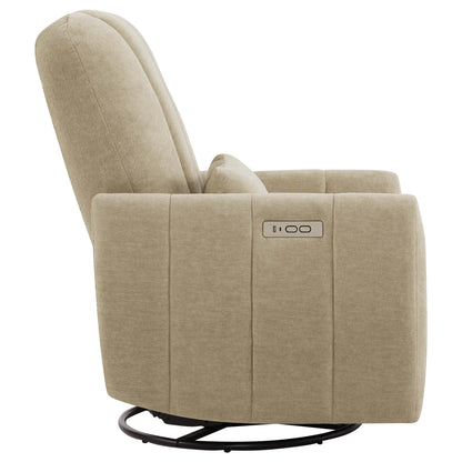 Shell Power Swivel Nursery Glider Recliner
