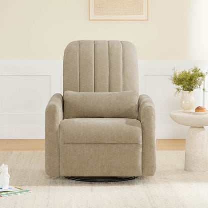Shell Power Swivel Nursery Glider Recliner