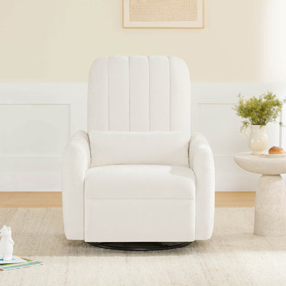 Shell Power Swivel Nursery Glider Recliner