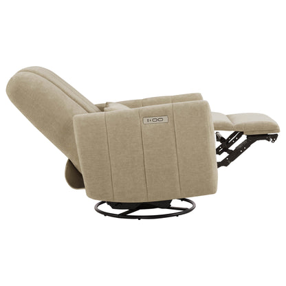 Shell Power Swivel Nursery Glider Recliner