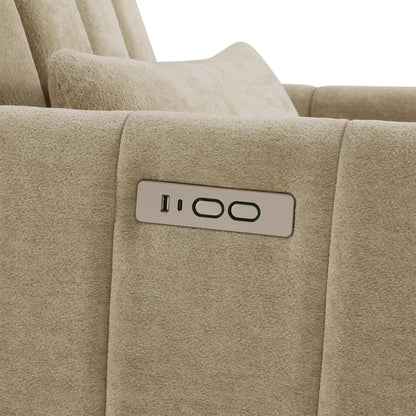 Shell Power Swivel Nursery Glider Recliner