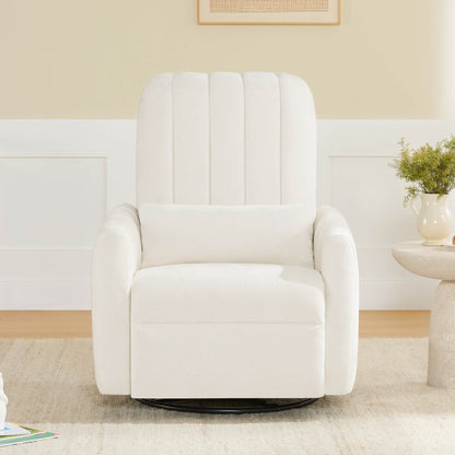 Shell Power Swivel Nursery Glider Recliner