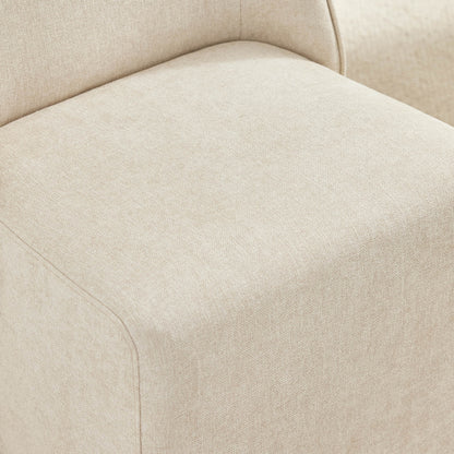 Soren Leather Rolling Dining Chair with Casters Base