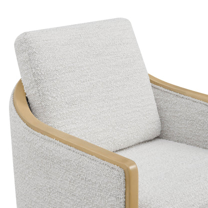 Talia Performance Boucle Rolling Dining Chair (Set of 2)