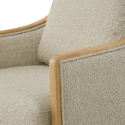 Talia Performance Boucle Rolling Dining Chair (Set of 2)