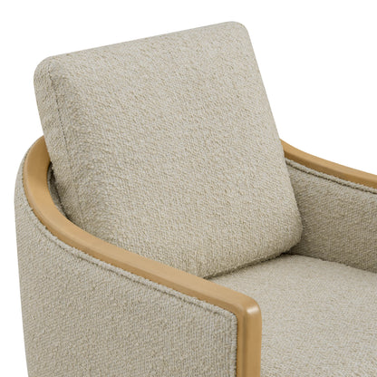 Talia Performance Boucle Rolling Dining Chair (Set of 2)