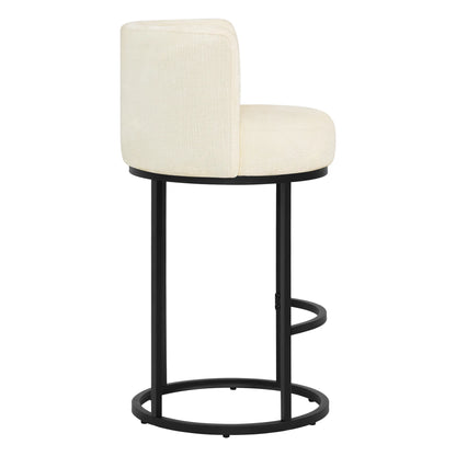 Tanya Modern Chenille Swivel Counter Stool (Set of 2)