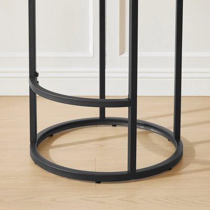 Tanya Modern Chenille Swivel Counter Stool (Set of 2)
