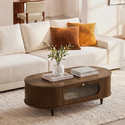 Taylor Ash Wood Storage Coffee Table