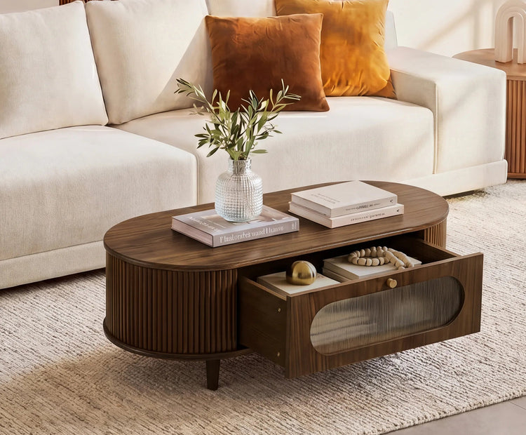 Taylor Ash Wood Storage Coffee Table