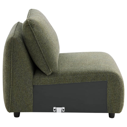 Teleri 5-seat Modular Curved Sofa with Wood Leg