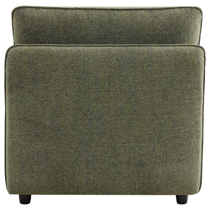 Teleri 3-seat Modular Curved Sofa with Wood Leg