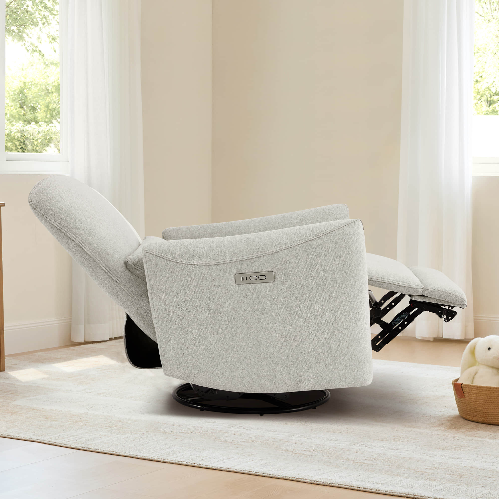 Tracee Modern Power Swivel Glider Recliner