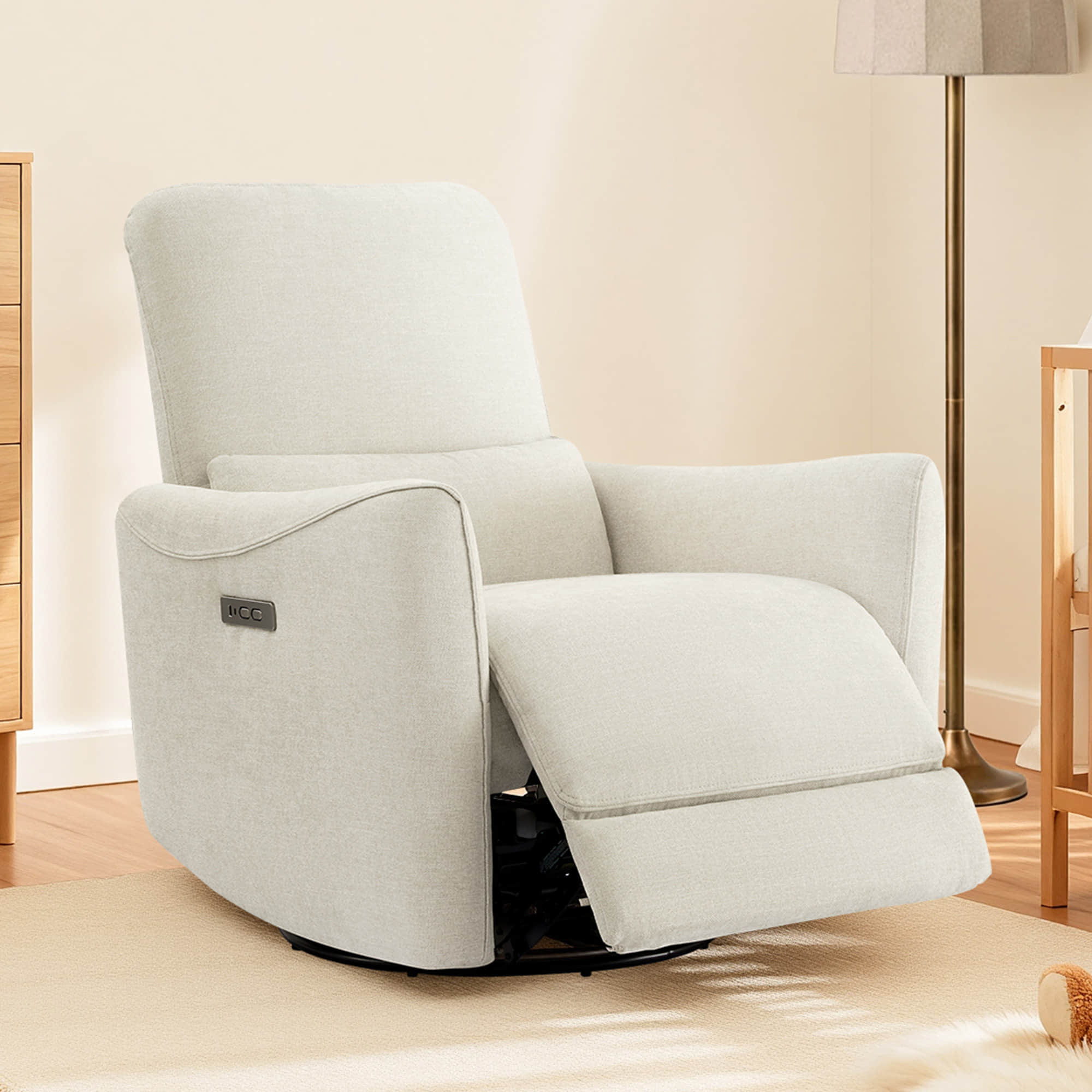 Tracee Modern Power Swivel Glider Recliner