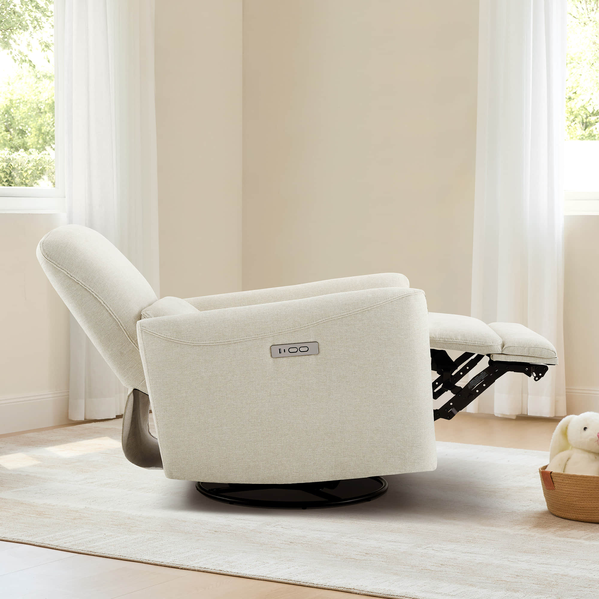 Tracee Modern Power Swivel Glider Recliner